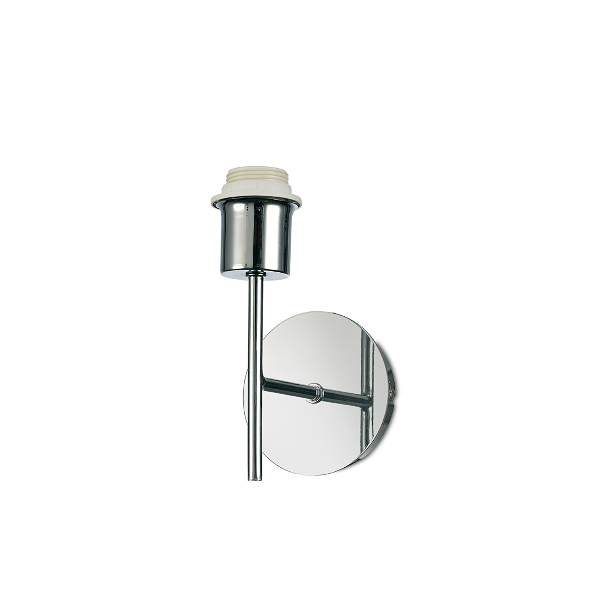 D0369  Carlton Wall Lamp 1 Light Polished Chrome